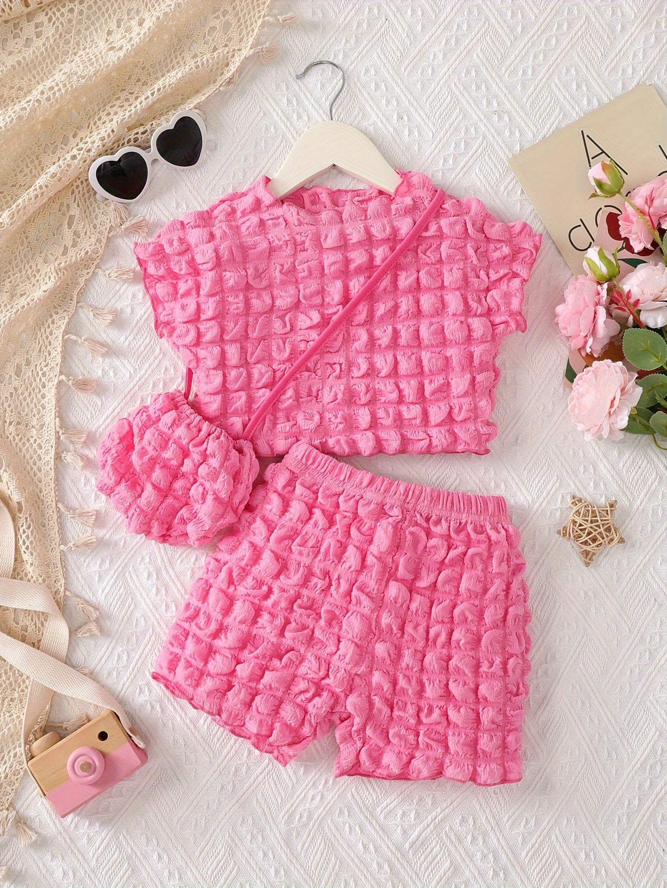 Ensemble trois pièces pour filles - Topdecheztop.fr