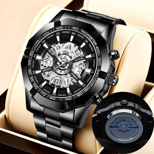 Montre à quartz pour homme avec fond creux - Topdecheztop.fr