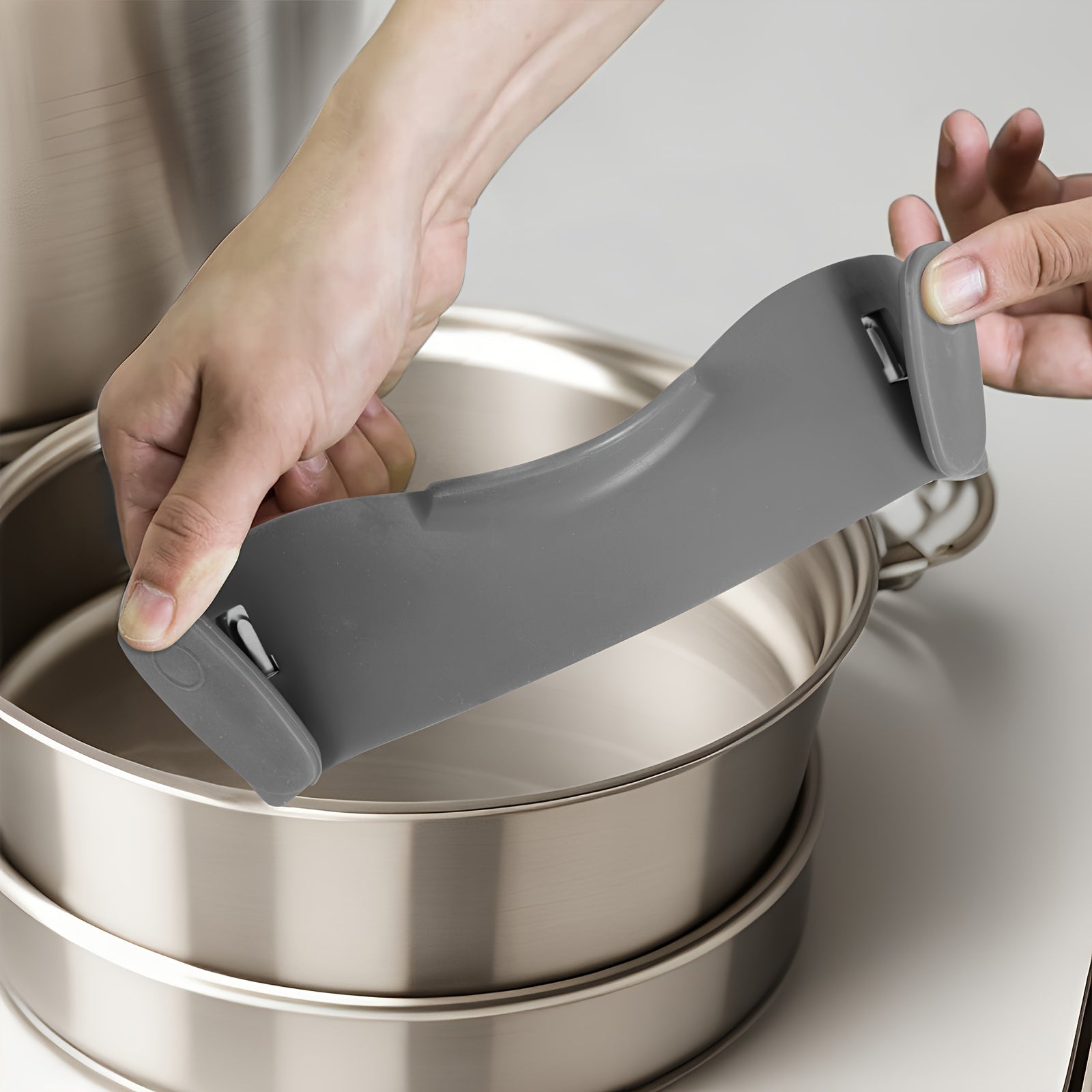 1pc, Strainer, Silicone Pot Strainer, Adjustable Silicone Clip On Strainer For Pots Pans And Bowls, Kitchen Pot Strainer, Hand Held Pot Drainer, Fruit Washing Filter For Noodles Pasta Veggies, Food Strainers, Colander With Cl - Topdecheztop.fr