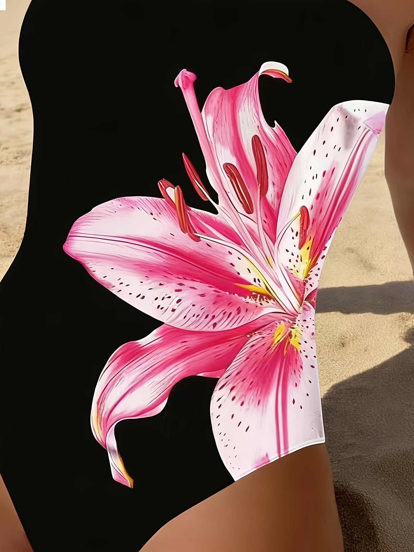 Maillot de bain une pièce à imprimé floral pour femme