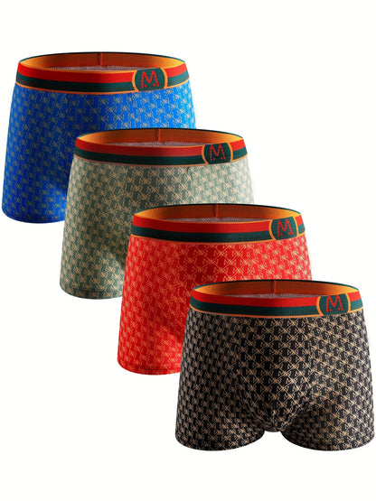 Lot de 4 boxers classiques tendance pour homme