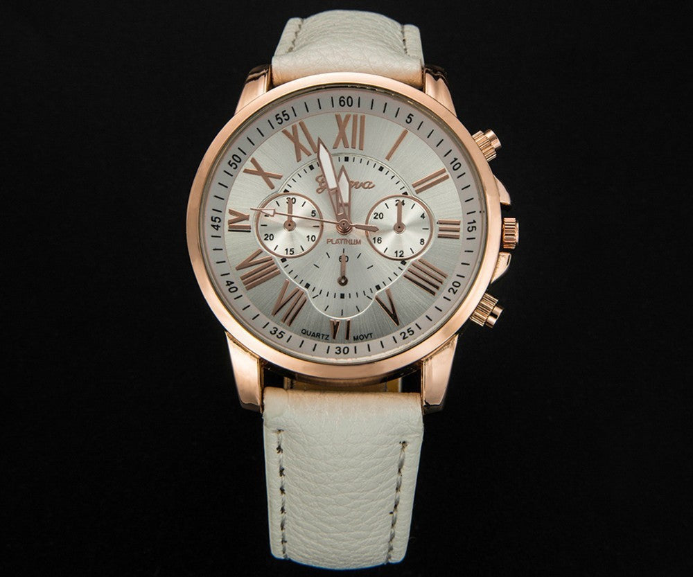 Montre pour hommes et femmes BLANC