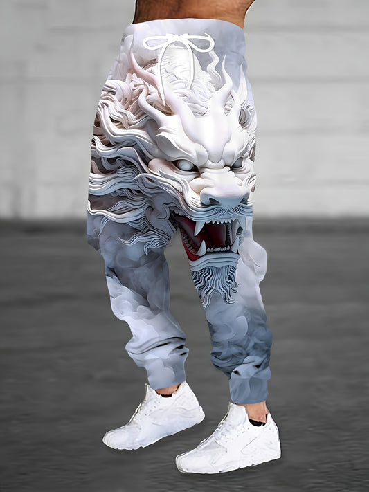 Pantalon  pour homme imprimé dragon 3D