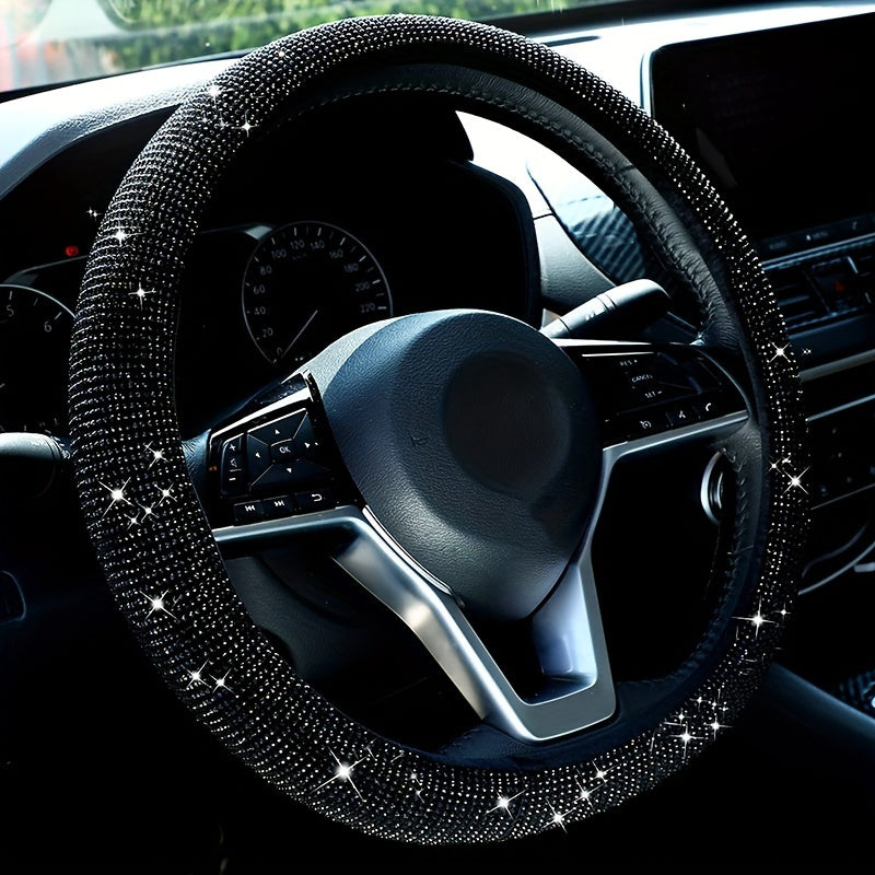 Housse de volant de voiture luxueuse et bling-bling - Extensible - Topdecheztop.fr