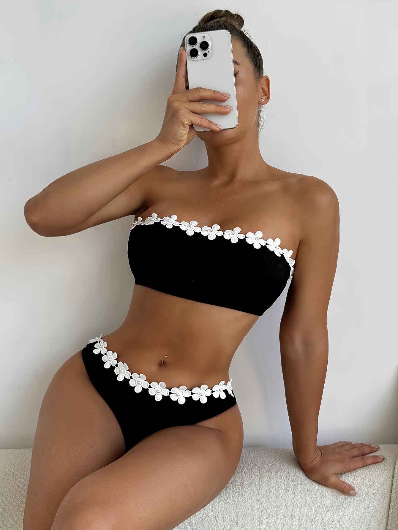 Maillot de bain bikini deux pièces