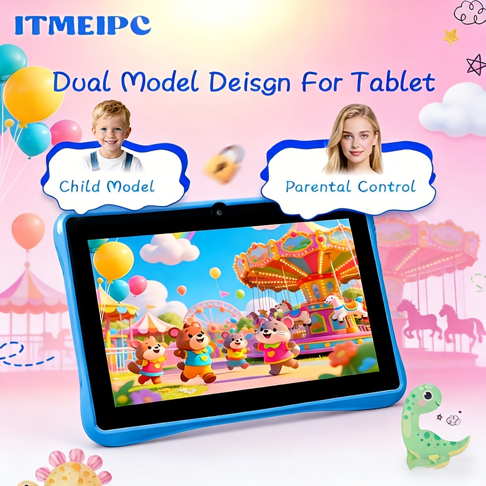 Tablette ITMEIPC 7 pouces Android 14, 4 Go de RAM
