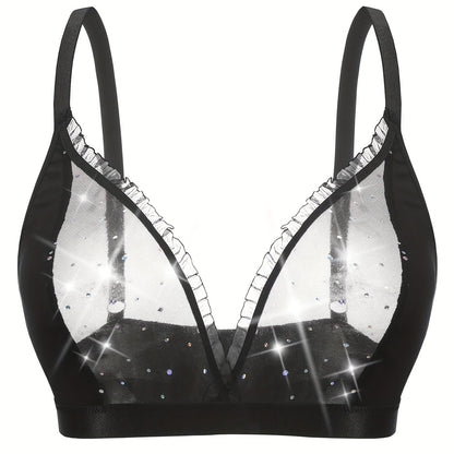 Soutien-gorge de soirée sexy pour femmes NOIR