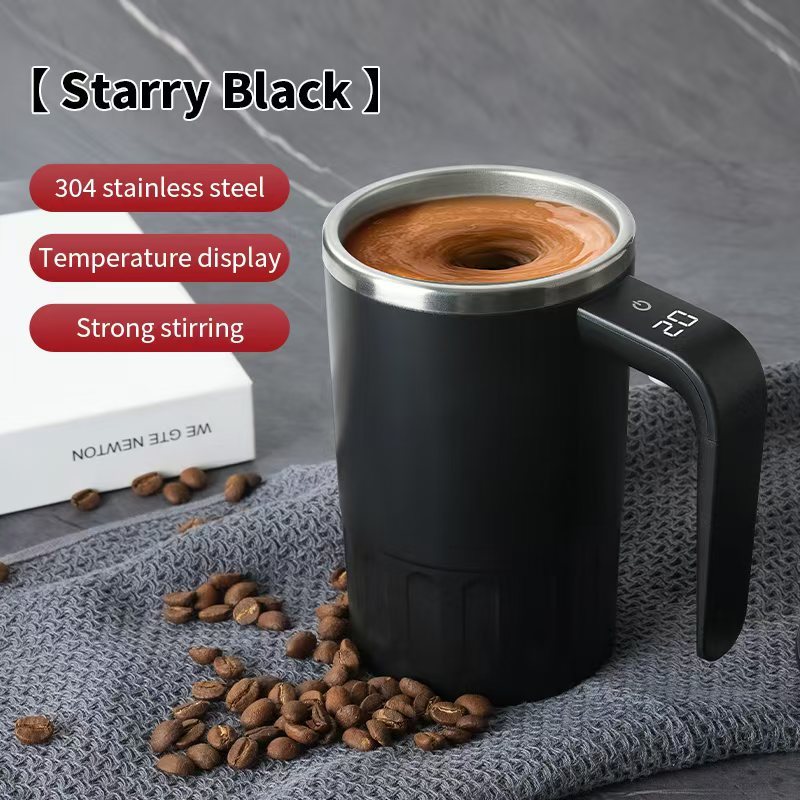 Mug électrique à affichage numérique LED de la température, grande capacité, rechargeable et portable