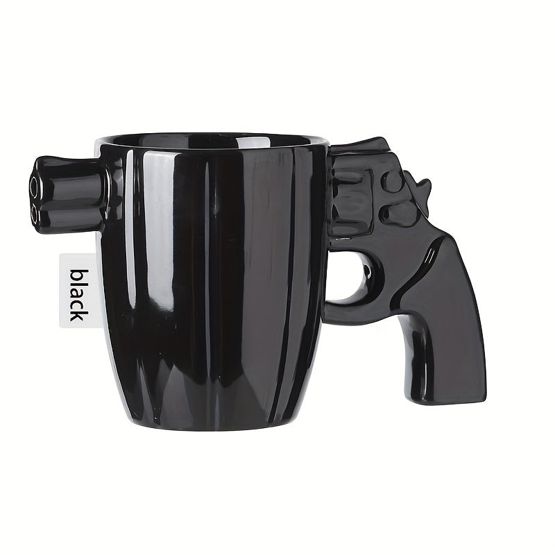 Mug en céramique à motif revolver (1 pièce)