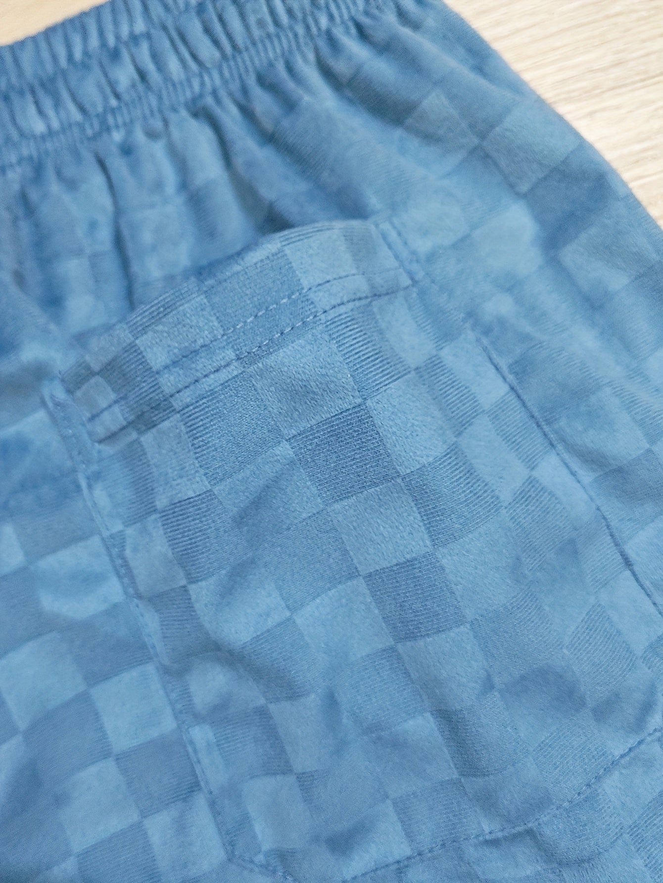 Pantalon à carreaux pour homme, coupe droite décontractée