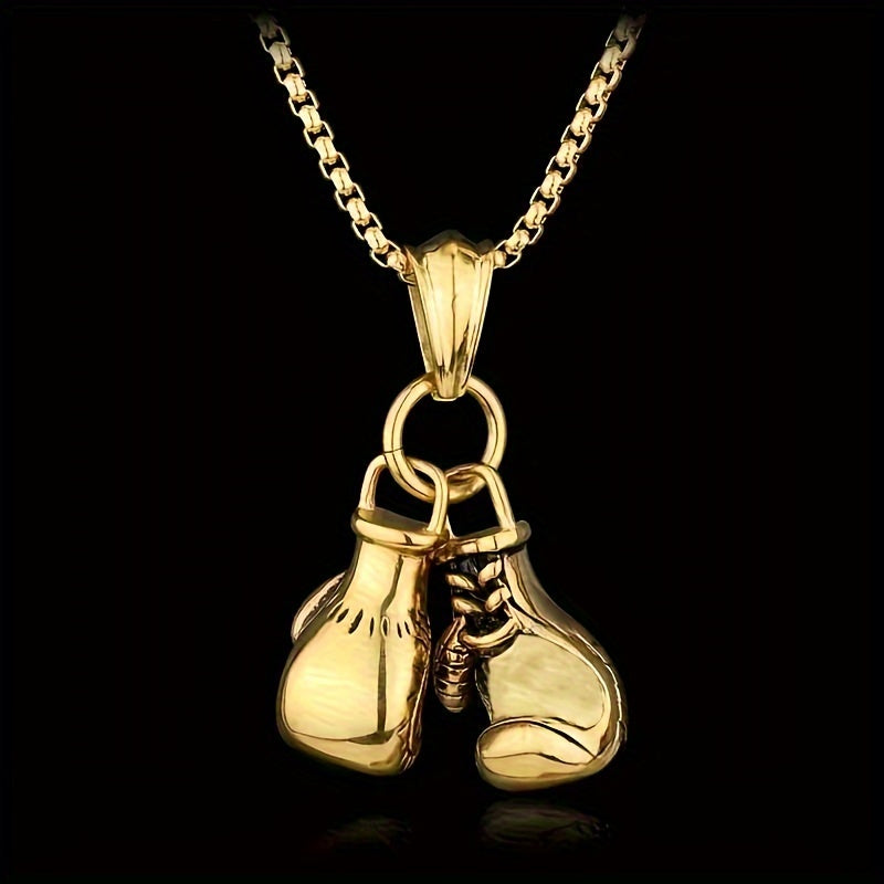 Collier avec pendentif en forme de gants de boxe - Topdecheztop.fr