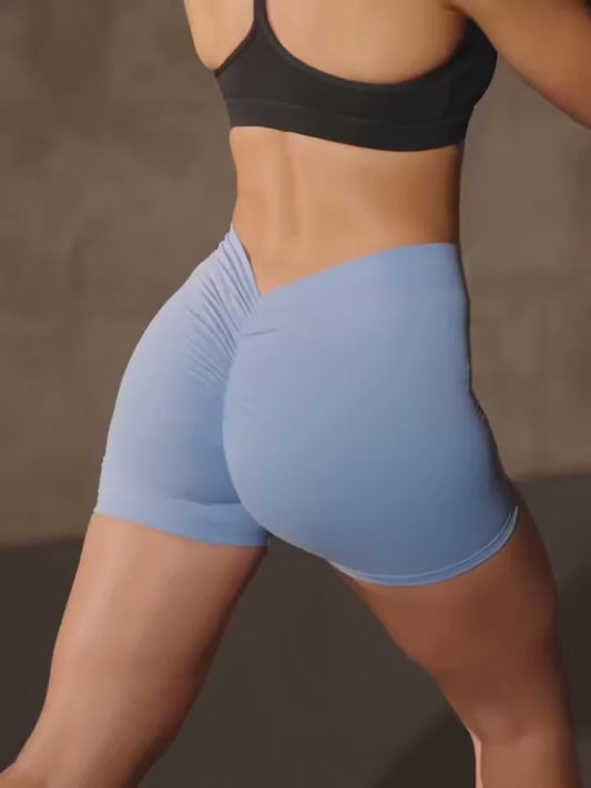 Lot de 3 shorts d'entraînement taille haute avec effet gainant