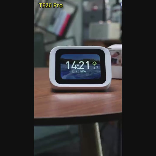 Enceinte intelligente IA avec haut-parleur sans fil et éclairage RGB dynamique