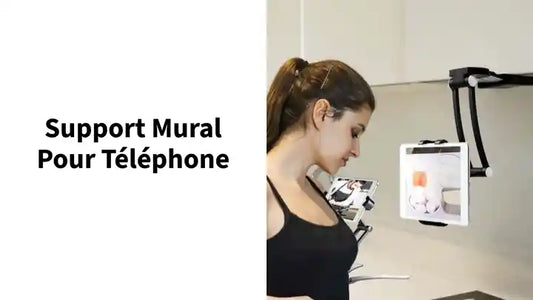 Support mural pour t&eacute;l&eacute;phone by@Outfy